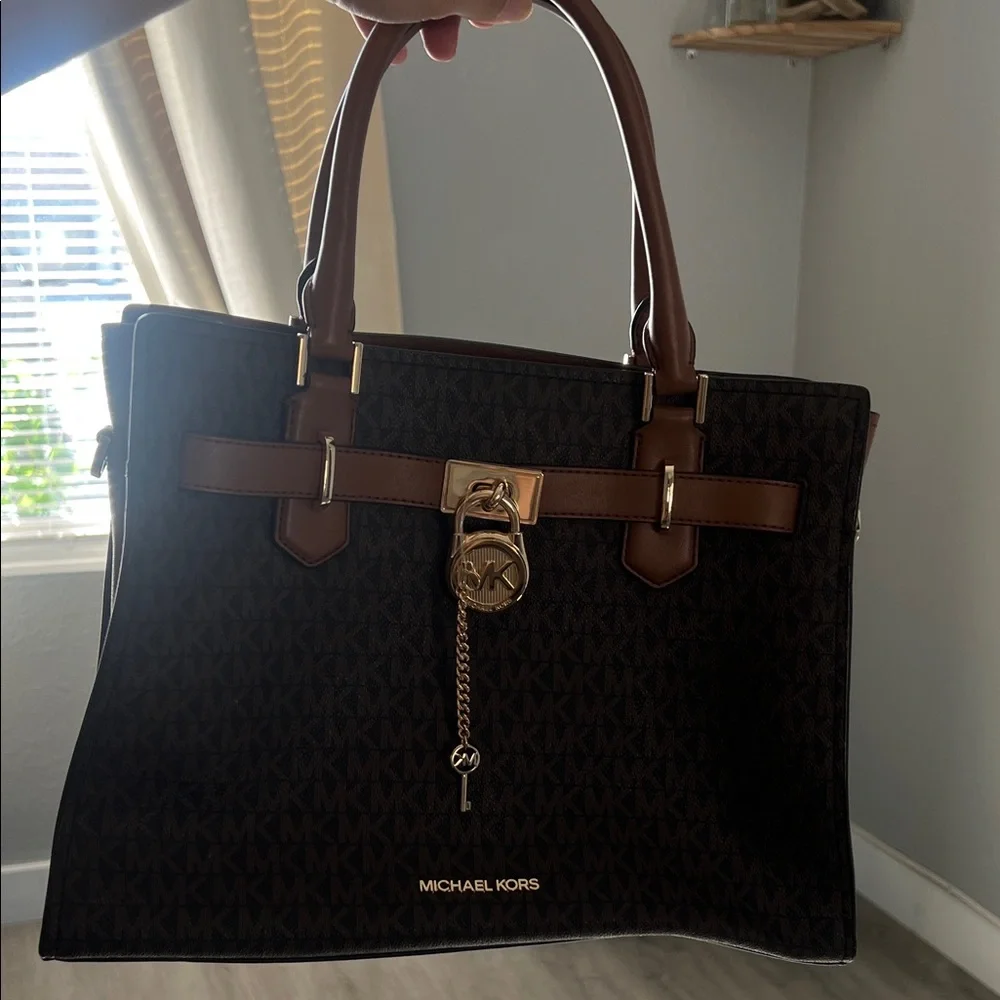 Michael Kors Brown and Tan Satchel - Picture 2 of 2